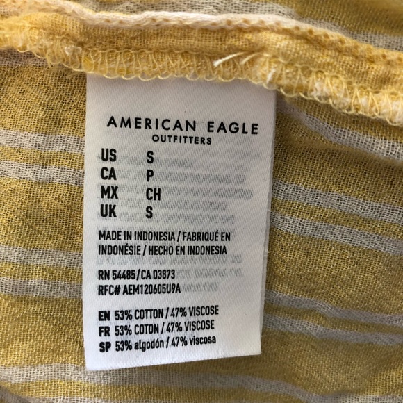 American Eagle striped peplum tank - Picture 6 of 6